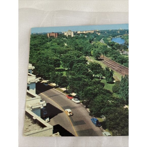 Vintage Postcard View of the Lake Front Milwaukee Bay Wisconsin Unposted - Picture 3 of 9